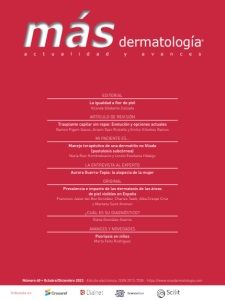 Aurora Guerra en Más Dermatología sobre la alopecia de la mujer